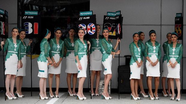 Gadis grid biasanya hanya memiliki sedikit tugas di balapan Formule One.