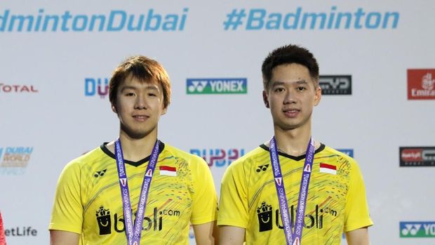 Kevin Sanjaya/Marcus Fernaldi Gideon sempat terhambat oleh cedera leher.