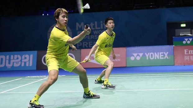 Kevin Sanjaya/Marcus Fernaldi Gideon berhasil merebut tujuh titel juara pada seri turnamen super series/premier tahun ini.