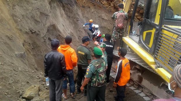 Longsor Tewaskan 8 Penambang Pasir di Lereng Merapi