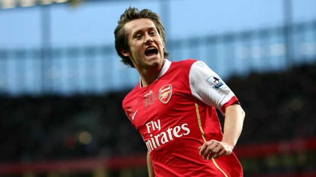 Tomas Rosicky pernah memperkuat Arsenal selama satu dekade. (