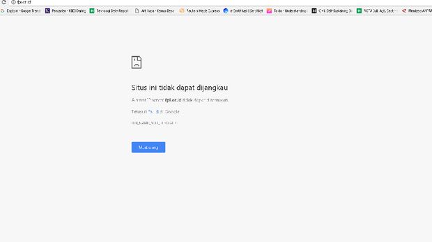 Akun Media Sosial FPI Diblokir, Situs Pun Down