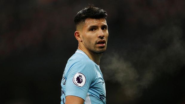 Sergio Aguero Lewati Torehan 100 Gol di Stadion Etihad