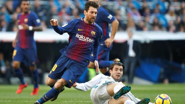 Barcelona terakhir mencetak tiga gol ke gawang Real Madrid.