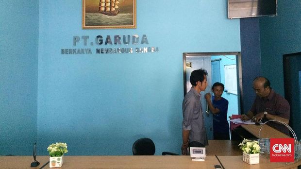 Kantor PT Garuda Tekhnik Otomatis, salah satu anak usaha Grup Properti Syna di Bandung, Jawa Barat. (CNN Indonesia/Giras Pasopati)