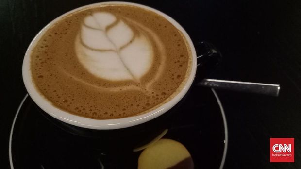 Minuman Mocca dari Restoran Seven Friday Space yang melengkapi hidangan Asia fushion.