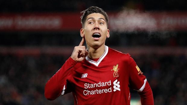 Roberto Firmino mencetak dua gol pada laga lawan Swansea City.