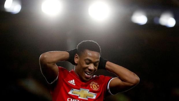 Anthony Martial punya rekor yang bagus bila berjumpa Everton.