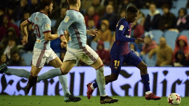 Ousmane Dembele baru main empat kali di La Liga musim ini.