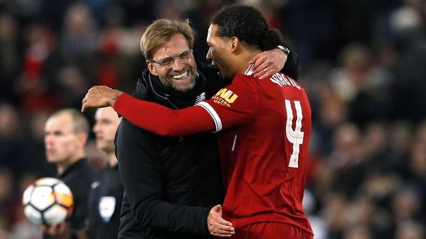 Juergen Klopp jadi salah satu alasan Virgil van Dijk datang ke Liverpool.