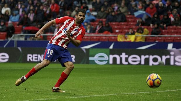 Diego Costa memberikan satu assist untuk gol yang dicetak Yannick Carrasco ke gawang Lleida.