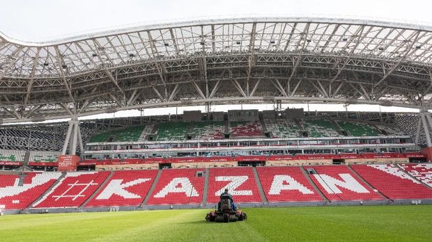 Kazan Arena akan menjadi salah satu venue Piala Dunia 2018.