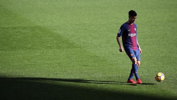 Philippe Coutinho sudah bergabung latihan bersama Barcelona. (