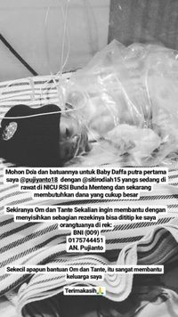 Bayi Daffa, lahir di usia kehamilan 25 minggu/