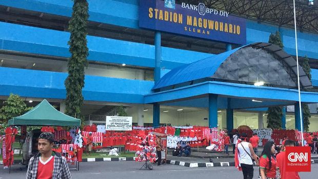 Stadion Maguwoharjo Sleman menjadi venue laga persahabatan Timnas Islandia vs Indonesia Selection. (