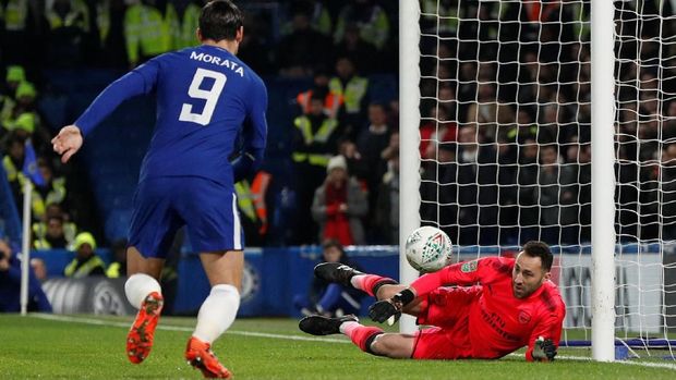 Antonio Conte menyoroti kinerja lini serang Chelsea yang disebut kurang klinis.