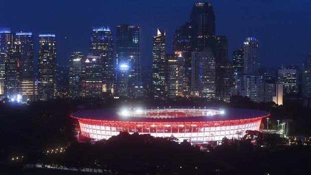 Peresmian SUGBK ditandai dengan pertandingan Timnas Indonesia vs Islandia.