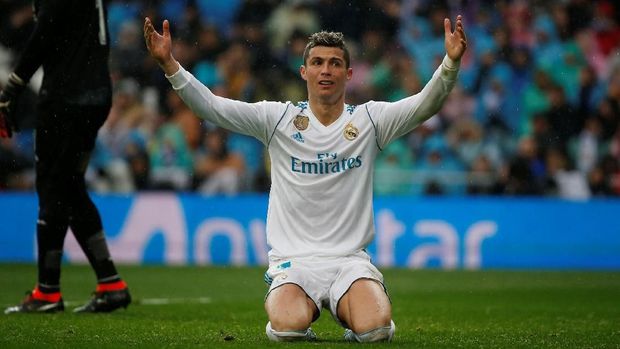 Cristiano Ronaldo tidak mampu mencetak gol yang memenangkan Real Madrid.