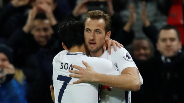 Harry Kane dan Son Heung-Min mencetak gol dalam kemenangan Tottenham Hotspur atas Everton.