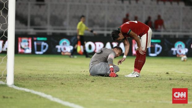 Kiper Andritany Ardhiyasa telah dipulangkan ke klubnya usai menghadapi Timnas Islandia.