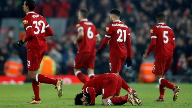 Mohamed Salah mencetak satu gol ketika Liverpool mengalahkan Manchester City.