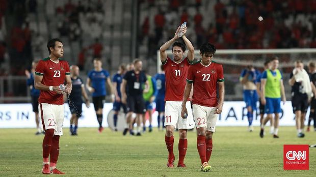 Timnas Indonesia kalah 1-4 dari Islandia di Stadion Utama Gelora Bung Karno, Minggu (14/1).