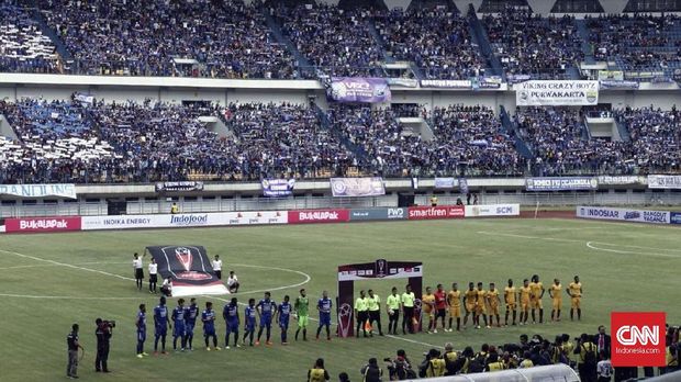 Pertandingan pembuka Piala Presiden 2018 berlangsung seru dan menarik.