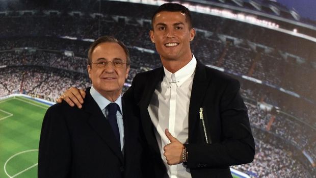 Cristiano Ronaldo tidak lagi mendapat dukungan dari Florentio Perez.