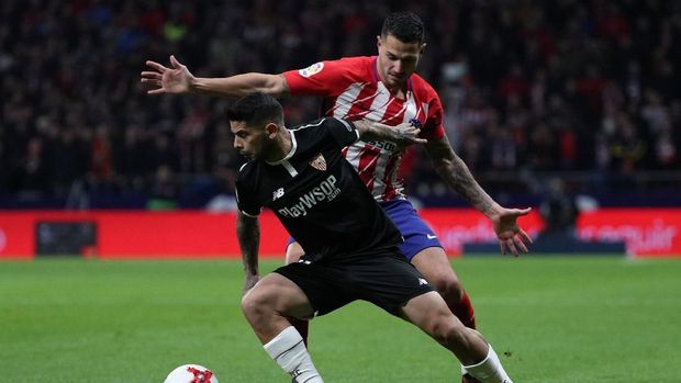 Sevilla membuka peluang melaju ke semifinal Copa del Rey setelah mengalahkan Atletico Madrid di leg pertama.