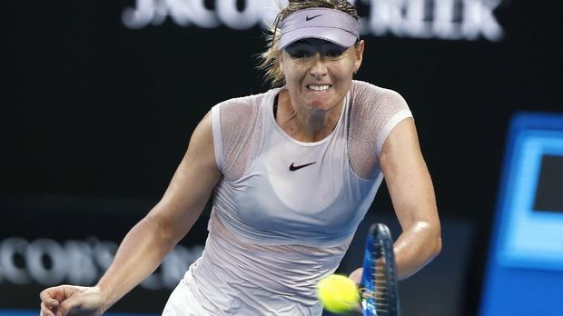 Maria Sharapova harus pulang lebih cepat di Australian Open 2018.