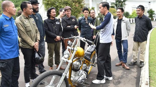 Motor modifikasi Jokowi