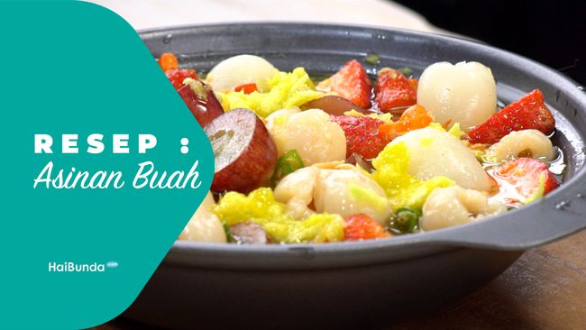 Resep Asinan Buah