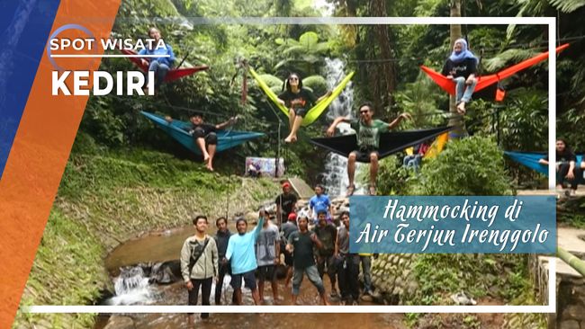 Hammocking Di Air Terjun Irenggolo Kediri Jawa Timur