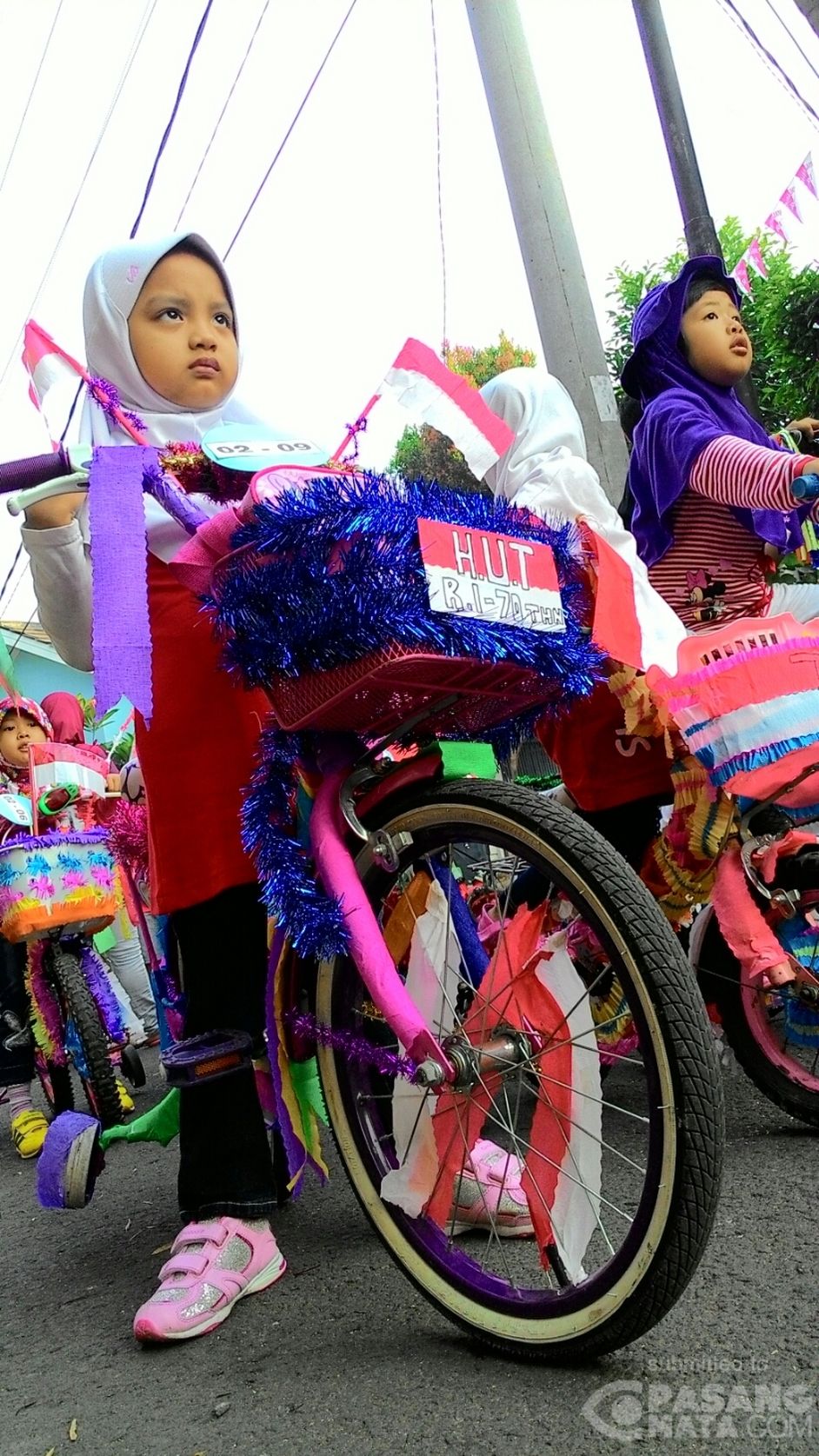 Lomba Sepeda  Hias  Anak 17 Agustus Rimawasora