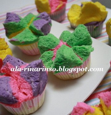 Resep Kue: Bolu Kukus Pelangi Resep Kue: Bolu Kukus Pelangi
