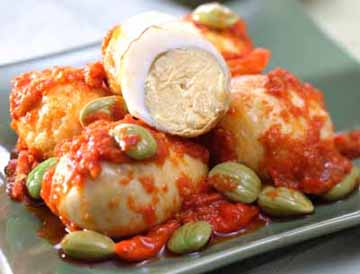 Resep Telur :Sambal Telur Pete