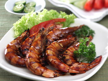 Resep Udang: Udang Bakar Kecap