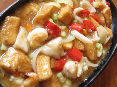 Resep Tahu: Hotplate Tofu Seafood Resep Tahu: Hotplate Tofu Seafood