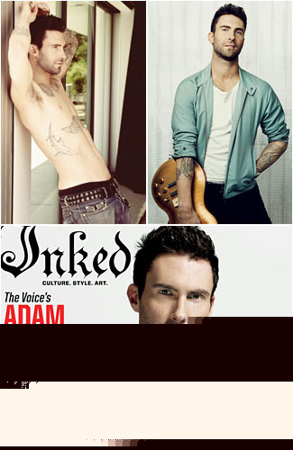 Foto: Adam Levine, Vokalis Seksi Bertato 1 Foto: Adam Levine, Vokalis Seksi Bertato 1