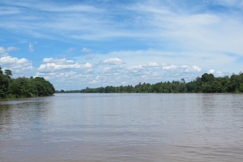  Langit  Biru  Bersih  di Sisi Lain Sungai Musi 7