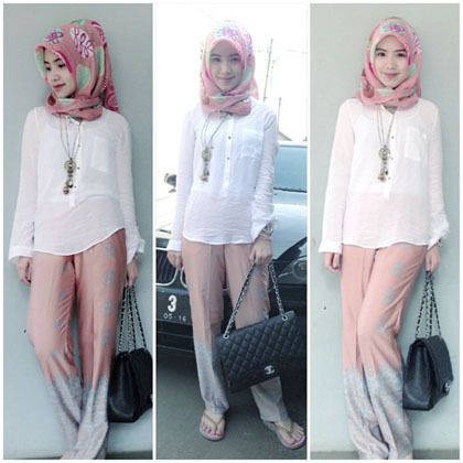  Hijab Style Cantik Feminin dengan Warna Pastel Ala 