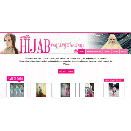 Asyik! Ikut Kontes Foto Hijab OOTD Wolipop Berhadiah 