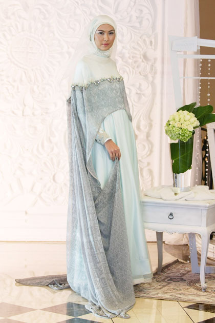 Foto Inspirasi Gaun Pengantin Syar i dari Desainer Irna Foto Inspirasi Gaun Pengantin Syar i dari Desainer Irna