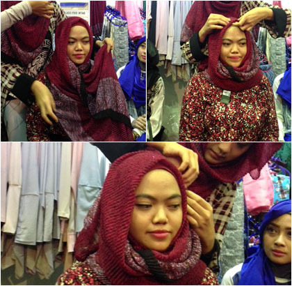 Bergaya ala Indah Nada Puspita dengan Tutorial Hijab Ini 1 Bergaya ala Indah Nada Puspita dengan Tutorial Hijab Ini 1