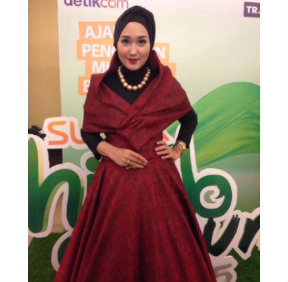 Cerita di Balik Gaun Dian Pelangi di Audisi Sunsilk Hijab 