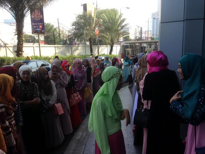 Foto: Antrean Panjang Ratusan Hijabers di Sunsilk Hijab 