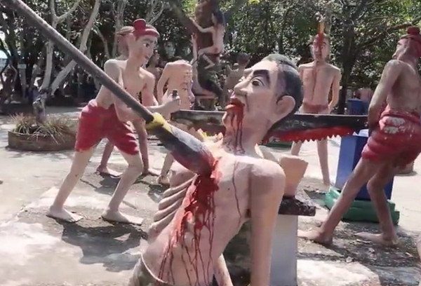 Image result for taman tema neraka di thailand