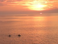 Senja emas yang cantik Senja emas yang cantik