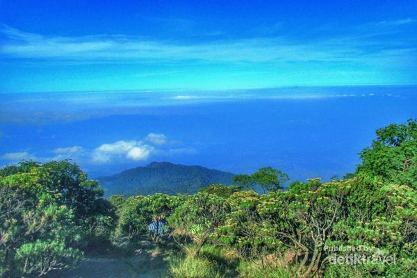 Puncak Ciremai Langit Birunya Seperti Laut