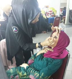 Foto: Melihat Sesi Make-Over Finalis Sunsilk Hijab Hunt di 